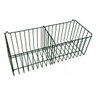 Kit 3 Cestos de Parede com Divisão em Aço Aramado Preto N5 - 3