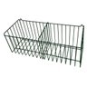Kit 3 Cestos de Parede com Divisão em Aço Aramado Preto N5 - 2