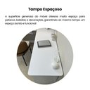 Ver mais imagens de Escrivaninha Mesa Escritório em L Cannes 1 Gaveta 100% MDF 165cm Branca