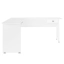 Ver imagem 3 de Escrivaninha Mesa Escritório em L 1 Gaveta Cannes