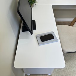 Mesa para Escritório em L 1 Gaveta Cannes  - 11