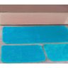 Tapete Passadeiras Pelúcia para Sala ou Quarto Azul Turquesa 3 Peças - 1