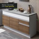 Ver mais imagens de Armário de Cozinha Compacta 150cm Branco/Rustic Glamy Madesa 01
