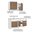 Ver imagem 5 de Armário de Cozinha Compacta 150cm Branco/Rustic Glamy Madesa 01