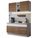 Ver imagem 3 de Armário de Cozinha Compacta 150cm Branco/Rustic Glamy Madesa 01