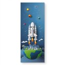 Ver imagem 2 de Cópia - Adesivo de Porta - Fogueta Espacial