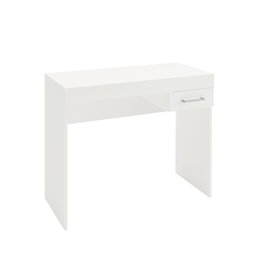 Escrivaninha Mesa Escritório com Gaveta Cooler 1 Gaveta 91cm Branca - 7