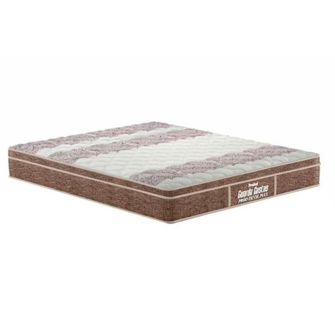 Colchão Viúva Anatômico D33 - Firmepedic Guarda Costas Próintense Plus Euro Pillow Brown (
