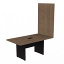 Ver imagem 5 de Mesa de Reunião com Caixa de Tomada L1.60x P90 + Painel Tv Atacadao Dos Móveis