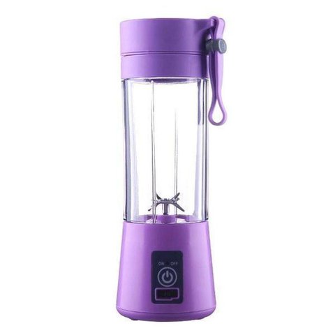 Mini Liquidificador Portátil Usb Celular - Roxo