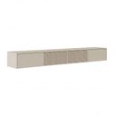 Ver imagem 2 de Rack Suspenso Ripado para TV até 75 Polegadas Planejado 210cm Aruá CabeCasa MadeiraOriginals Off White
