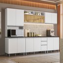 Ver imagem 1 de Cozinha Modulada 5 Peças com Aéreo de Vidro Reflecta e Paneleiro Duplo Evidence