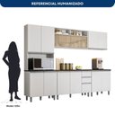 Ver imagem 4 de Cozinha Modulada 5 Peças com Aéreo de Vidro Reflecta e Paneleiro Duplo Evidence