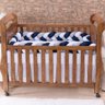 Protetor Lateral para Berço Trança Menino Marinho 01 Peça - 1