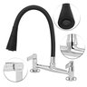 Torneira Misturador Gourmet Preto Flexível Cone Cozinha Mesa - 2