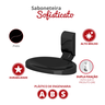 Saboneteira Porta Sabonete para Banheiro Linha Sofisticato Cor Preto Durín - 2