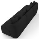 Ver imagem 7 de Sofá 4 Lugares para Sala de Estar Living 288cm Arlo F04 Veludo Preto - Lyam Decor