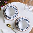 Ver imagem 4 de Xícara para Chá com Pires Branca 220ml Stoneware Coimbra Porto Brasil Caneca Avulsa