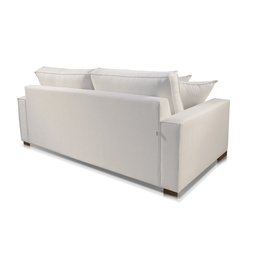 Sofá 3 Lugares Fixo Living Hotello Linho Offwhite 2,2m - 3