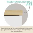 Ver imagem 5 de Gaveteiro Multiuso Tampo Tamburato 40cm Olmo Branco Tok Arty Olmo Branco