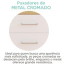 Ver imagem 6 de Gaveteiro Multiuso Tampo Tamburato 40cm Olmo Branco Tok Arty Olmo Branco