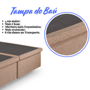Ver imagem 7 de Cama Box Baú Queen 158x198x42 Cm Linho com Pistão a Gás