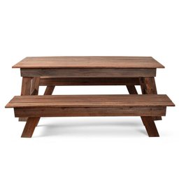 Conjunto para Jardim com 2 Bancos em Madeira Maciça - 10