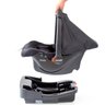 Kit Carrinho Bebê 3 Rodas Reclinável e Berço Até 15kg Delta Trio PRO + Bebê Conforto + Base - Cinza - 8