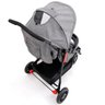 Kit Carrinho Bebê 3 Rodas Reclinável e Berço Até 15kg Delta Trio PRO + Bebê Conforto + Base - Cinza - 6