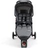Kit Carrinho Bebê 3 Rodas Reclinável e Berço Até 15kg Delta Trio PRO + Bebê Conforto + Base - Cinza - 5