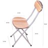 CADEIRA DOBRAVEL ALUMINIO MADEIRA PORTATIL BANQUETA FESTA ENCOSTO ADULTO INFANTIL MODERNA - 4