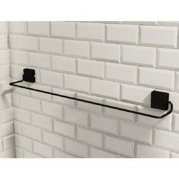 Porta Toalha de Banho - Linha Premium Decotec Preto - 1