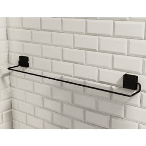 Porta Toalha de Banho - Linha Premium Decotec Preto