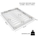 Ver mais imagens de CAMA BAIXA CASAL KING M236.2021.B (CASA, PRAIA, QUARTO) MUNDI MOVEIS