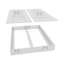 Ver imagem 6 de CAMA BAIXA CASAL KING M236.2021.B (CASA, PRAIA, QUARTO) MUNDI MOVEIS