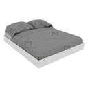 Ver imagem 3 de CAMA BAIXA CASAL KING M236.2021.B (CASA, PRAIA, QUARTO) MUNDI MOVEIS