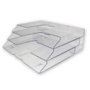 Ver imagem 1 de Display Organizador Triplo Mesa ou Parede Cristal 7300