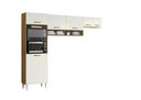 Ver imagem 2 de Cozinha Compacta Atenas 6 Portas Atacama Off White - Aramóveis