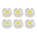 Ver imagem 1 de Conj 6 Bico Com Válvula Removível Média Nsf Amarela para Bisnaga Fifo