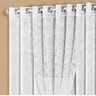 Cortina Jasmini com Renda e Voal 3,00x2,00m Re9casa para Sala ou Quarto - Cor Branco - 2