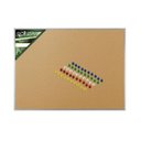Ver imagem 1 de Quadro Cortiça Standard 90x60 cm Moldura Alumínio Popular Ref.: 5703 com Alfinetes