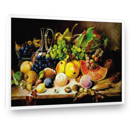 Quadro Decorativo Cozinha Copa Frutas Moldura