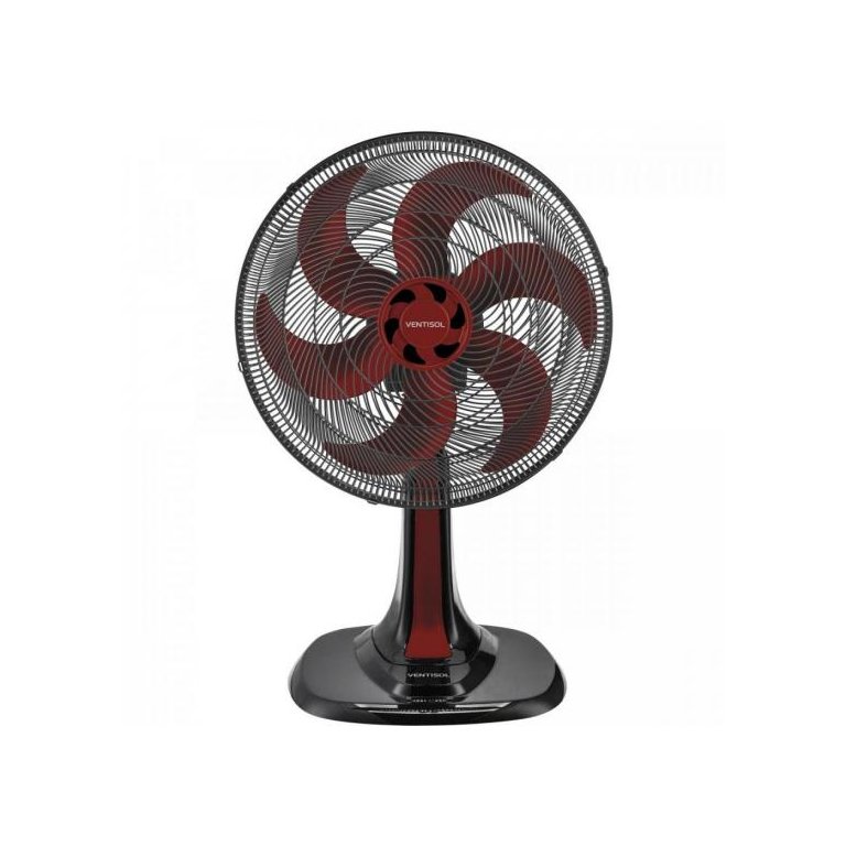 Ventilador de Mesa Ventisol Turbo 6 30cm Vermelho 220v Ventilador de Mesa Ventisol Turbo 6 30cm Vermelho 220v