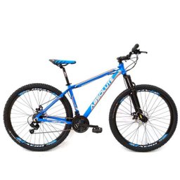 Bicicleta Aro 29 Absolute 21 Vel. Câmbios Shimano Mecânico Susp Sem Trava - PRETA E AMARELO - 19 - 4
