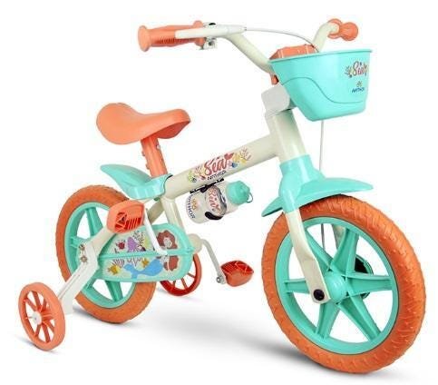 Triciclo aro 12 Infantil Menina Nathor Charm