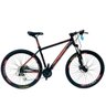 Bicicleta Aro 29 Venzo Aquila 27 Vel Cambio Tras. Acera Trava Freio Hidráulico - PRETA E AMARELO - 1
