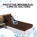 Ver imagem 4 de Capa Protetora Colchao Solteiro Matelado Impermeável Cores