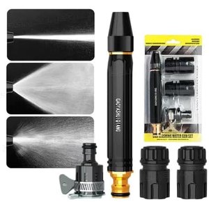 Bico Alta Pressão Jato Mangueira Água Kit 4 Pçs Lava Carro