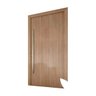Folha de Porta Lisa Melaminica 210x62x3,5cm Montante Amêndoa Randa - 1