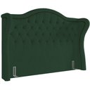 Ver imagem 1 de Cabeceira Cama Box Queen 160 Cm P05 Lisboa Bouclê Verde - Lyam Decor